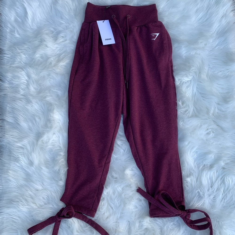 GYMSHARK NWT winter berry marl ark high waisted joggers